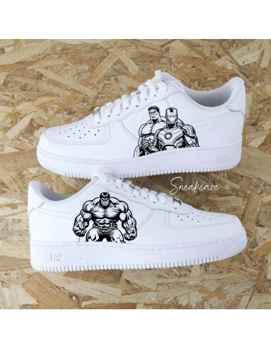 Iron Man & Hulk Avengers - Air Force 1 custom Venez acheter