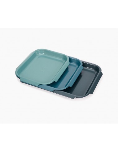 Ensemble de 3 plats de cuisson antiadhésifs bleus Nest™ Bake l'évolution des habitudes 