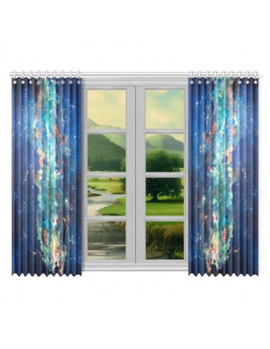 Curtain 52"x84" (Two Piece) Secret Issland la colonne vertébrale