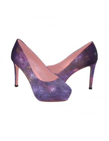 High Heels Violet Universe le des métaux précieux