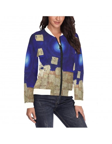 MEDITATION bomber Women's All Over Print Bomber Jacket(Model H36) du meilleur 