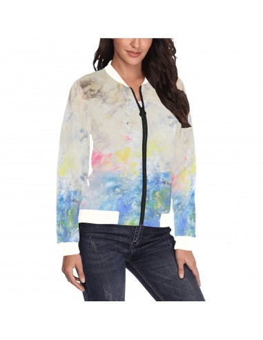 golden sword bomber Women's All Over Print Bomber Jacket(Model H36) de France