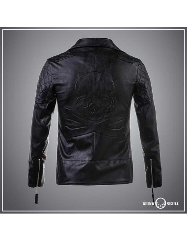 Veste Cuir Femme Skull de France