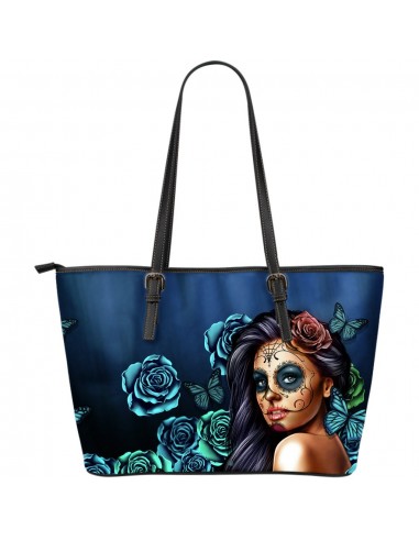 Sac Tote Cuir - RENA CALAVERA - Turquoise sur le site 