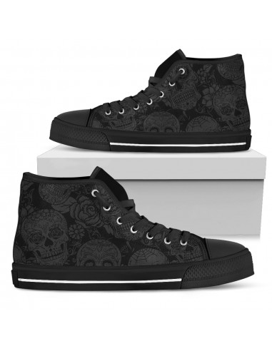 Baskets Montantes Femme - Dark Sugar Skull chez Cornerstreet bien 