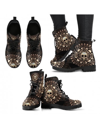 Boots Femme SKULL MANDALA pas chere