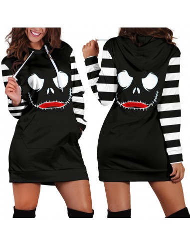 BAD SMILE - Robe Sweat à Capuche en stock