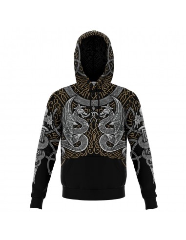 VIKING DRAGONS Gold Silver - Sweat à Capuche 3D meilleur choix