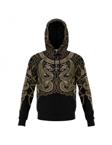 VIKING DRAONS Gold - Sweat à Capuche 3D livraison et retour toujours gratuits