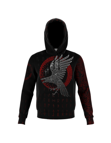 VIKING DARK RAVEN - Sweat à Capuche 3D store