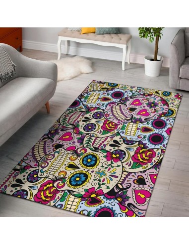 Tapis de Salon Tête de Mort Mexicaine prix