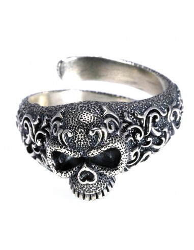 Bague Tête de Mort Femme Style Baroque livraison et retour toujours gratuits