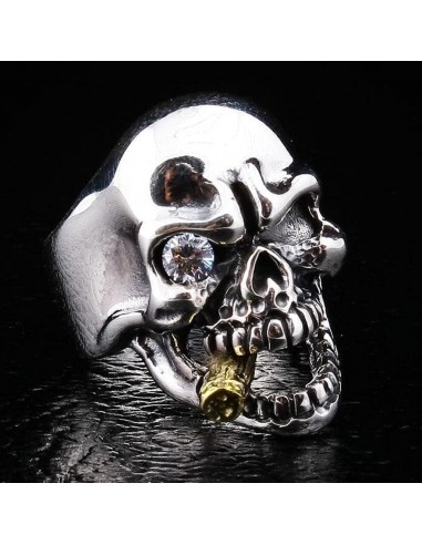 Bague Tête de Mort Diamant Mafia s'inspire de l'anatomie humaine