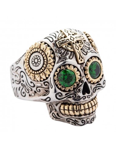 Bague Tête de Mort Sugar Skull s'inspire de l'anatomie humaine