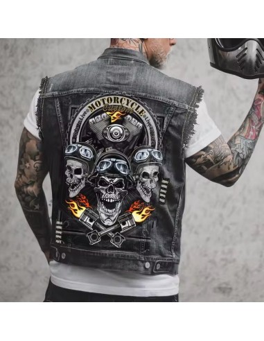 Veste Denim Tête de Mort Riders 2 - 3 jours ouvrés.