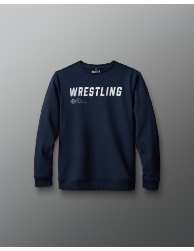 RUDIS Wrestling Slanted Youth Crewneck Pour