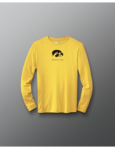 Iowa Performance Stretch Long Sleeve T-Shirt brillant des détails fins