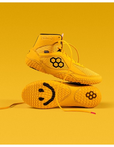 Chaussures de lutte pour adultes RUDIS Alpha 2.0 - Jaune joyeux Amélioration de cerveau avec