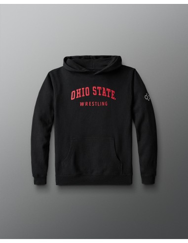 Sweat à capuche convexe pour jeunes de l'Ohio State Wrestling les muscles