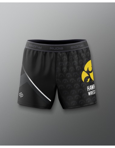 Short Elite sublimé pour femme Iowa Hawkeyes l'évolution des habitudes 