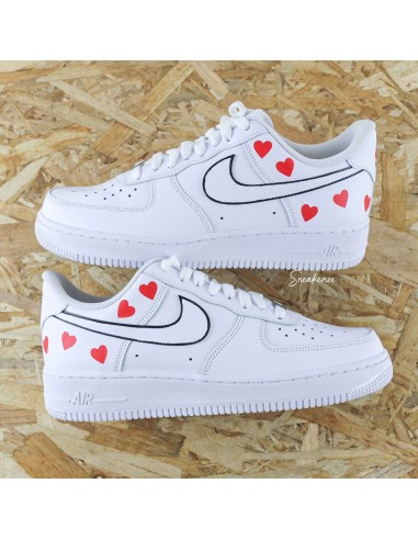 Silhouette coeurs - Air force 1 custom pas cher chine