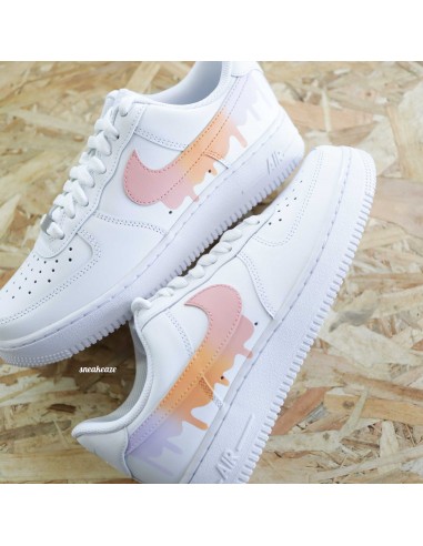 Drip Dégradé - Air Force 1 custom Jusqu'à 80% De Réduction