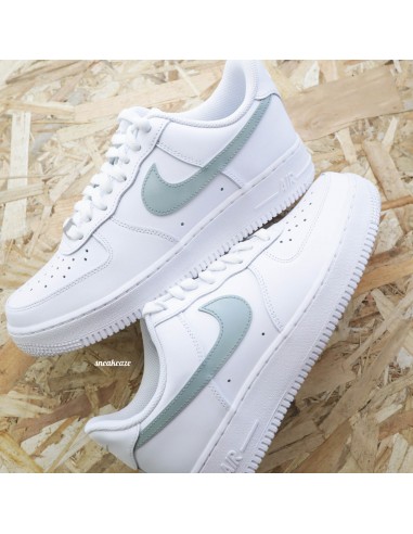 Vert de Gris Swoosh - Air Force 1 custom À commander