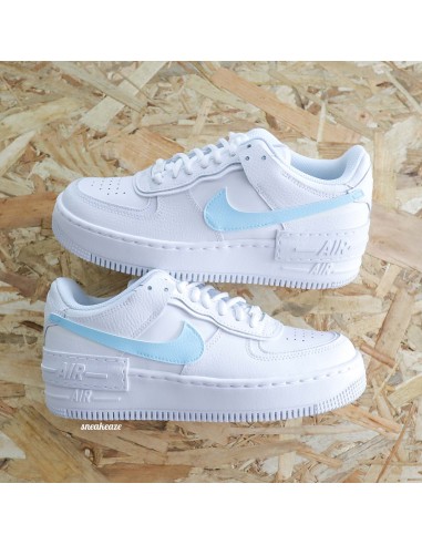 Baby blue Swoosh - Air Force 1 Shadow custom store