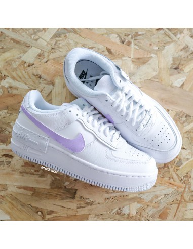 Lila Swoosh - Air Force 1 Shadow custom commande en ligne