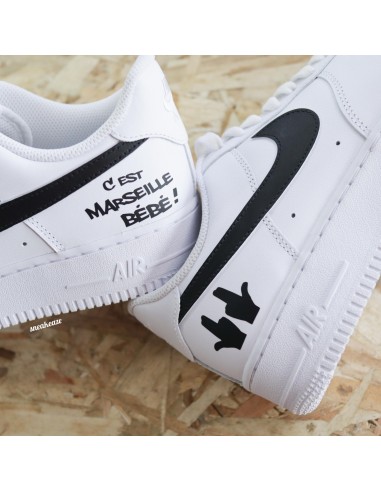 C'est Marseille bébé - Air Force 1 custom 2 - 3 jours ouvrés.