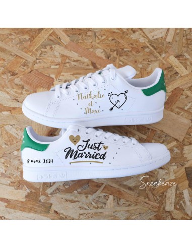 Wedding Heart - Stan Smith custom l'achat 