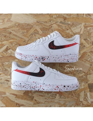 Chicago Bulls - Air Force 1 custom Amélioration de cerveau avec