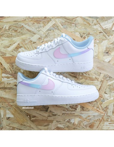 Swoosh & Toile - Air Force 1 custom pas chere