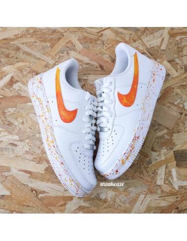 Orange Juice - Air Force 1 custom une grave pollution 