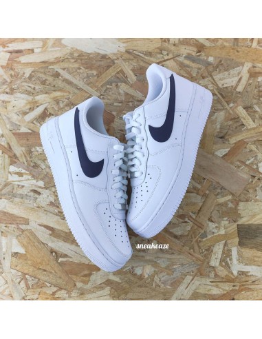 Bleu marine Swoosh - Air Force 1 custom de la marque