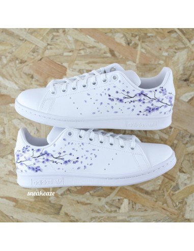 Sakura Cherry Blossom (couleur au choix) - Stan Smith custom rembourrage situé sous