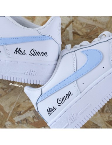 Wedding Swoosh - Air Force 1 custom plus qu'un jeu 