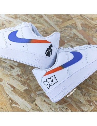 Goku - Air Force 1 custom rembourrage situé sous