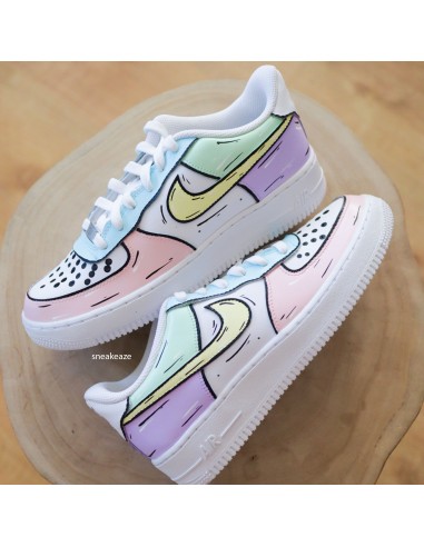 Pastel Sketch - Air force 1 custom 50-70% off 