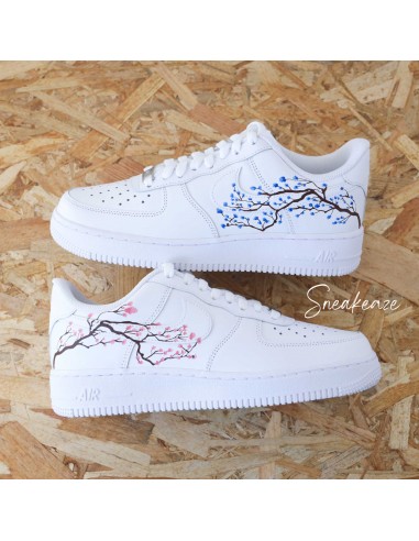 Sakura Cherry Blossom Mix (couleur au choix) - Air Force 1 custom Voir les baskets