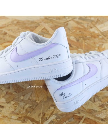 Prénoms & date (couleur au choix) - Air Force 1 custom de technologie