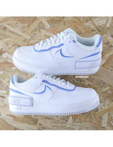 Silhouette Ocean Blue - Air Force 1 Shadow custom pas cher