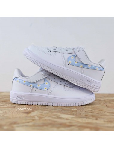 Marguerite (couleur au choix) - Air Force 1 custom enfant l'évolution des habitudes 