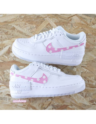 Marguerite (couleur au choix) - Air Force 1 Shadow custom en linge