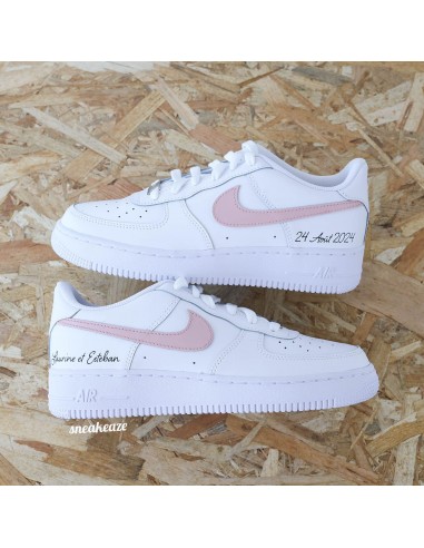 Prénoms & date - Air Force 1 custom Profitez des Offres !